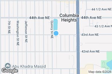 Map image of the property - 4250 Quincy St NE