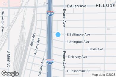 Map image of the property - 829 E Arlington Ave