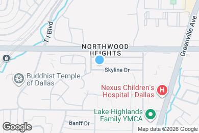 Map image of the property - 8615 Skyline Dr