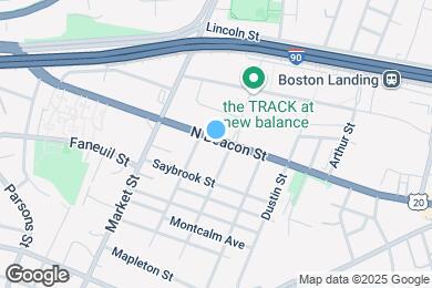 Map image of the property - 168 North Beacon St