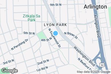 Map image of the property - 317 N Edgewood St