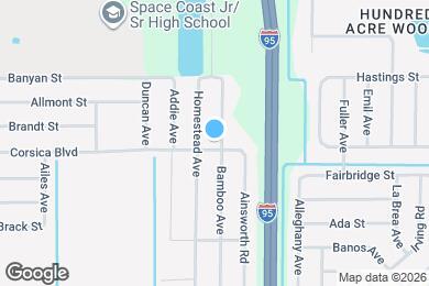 Map image of the property - 6574 Bamboo Ave