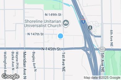 Map image of the property - 14527 1st Ave NE