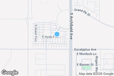 Map image of the property - 2572 E Hyde Pso