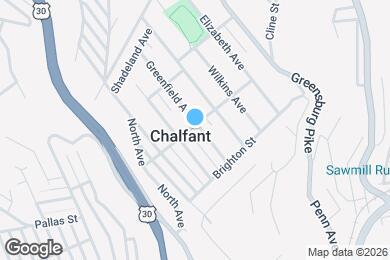 Map image of the property - 145 Greenfield Ave