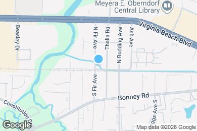 Map image of the property - 102 N Fir Ave