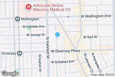 Map image of the property - 2832 N Burling St