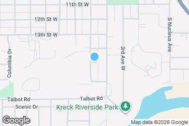 Map image of the property - 1505 5th Ave W