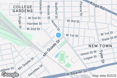 Map image of the property - 1717 Mc Quade St