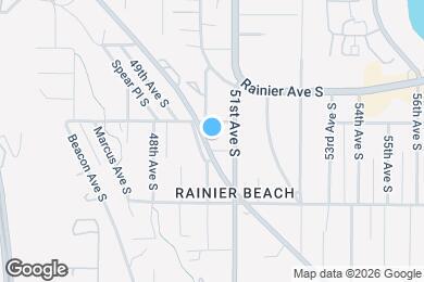 Map image of the property - 9314 Renton Ave S