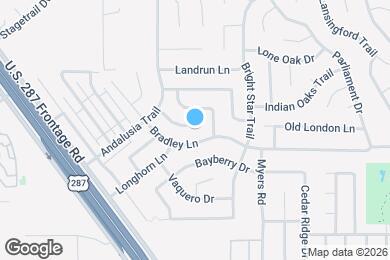 Map image of the property - 5108 Conchos Trail