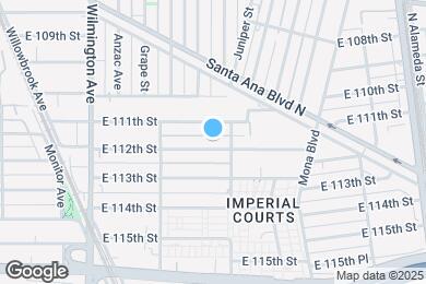 Map image of the property - 2117 E 112th St