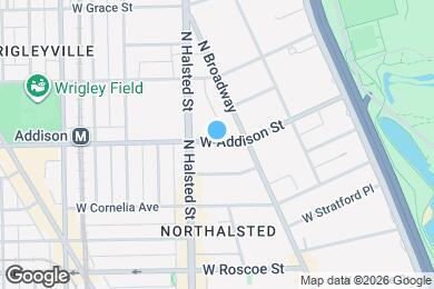 Map image of the property - 728 W Addison St
