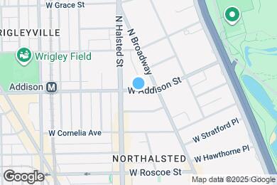Map image of the property - 747 W Addison St