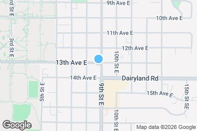 Map image of the property - 1301 9th St E