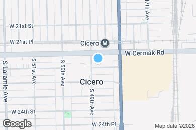 Map image of the property - 4840 W 22nd Pl