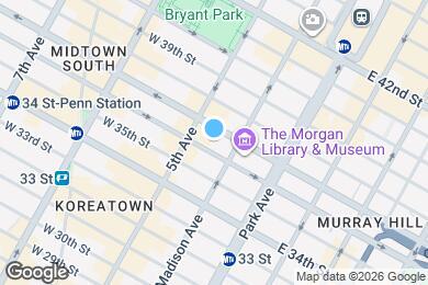 Map image of the property - 11 E 36th St