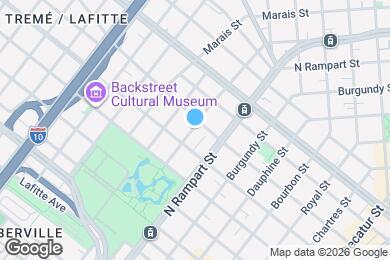 Map image of the property - 1130 Henriette Delille St