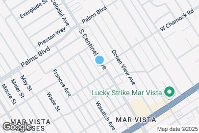 Map image of the property - 3615 S Centinela Ave