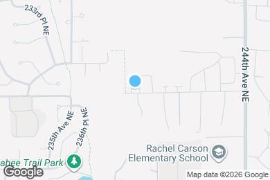 Map image of the property - 1413 239th Ave NE