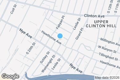 Map image of the property - 535 Hawthorne Ave