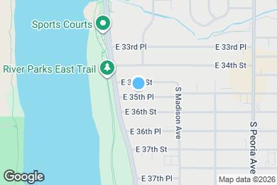 Map image of the property - 125 E 35th Pl