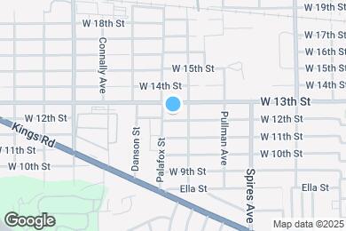 Map image of the property - 2027 W 12th St