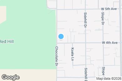 Map image of the property - 393 W 4th Ave