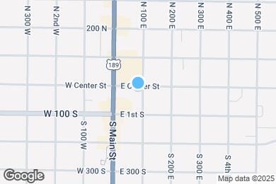 Map image of the property - 98 E Center St