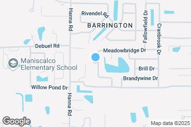 Map image of the property - 17604 Meadowbridge Dr