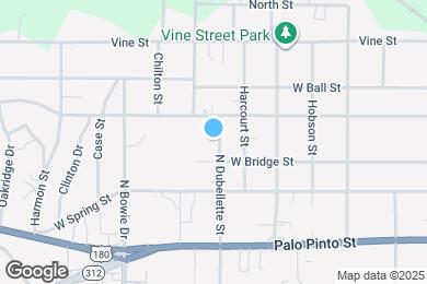 Map image of the property - 309 N Dubellette St