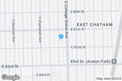 Map image of the property - 8137 S Evans Ave
