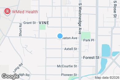 Map image of the property - 703 Wheaton Ave