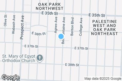 Map image of the property - 3626 Bellefontaine Ave