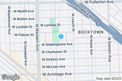 Map image of the property - 2139 N Oakley Ave