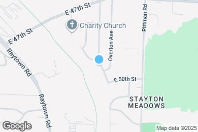 Map image of the property - 4926 Evanston Ave