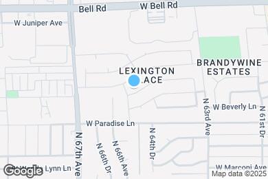 Map image of the property - 6528 W Grandview Rd