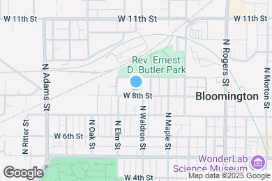 Map image of the property - 922 W 8th St
