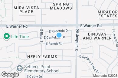 Map image of the property - 685 E Cantebria Dr