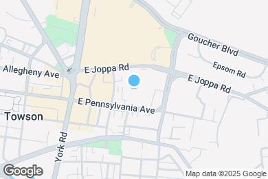 Map image of the property - 205 E Joppa Rd