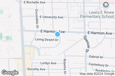 Map image of the property - Living Desert Apartments