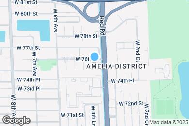 Map image of the property - 7581 W 4th Ct
