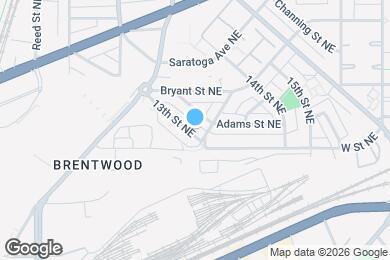 Map image of the property - 2213 13th St NE