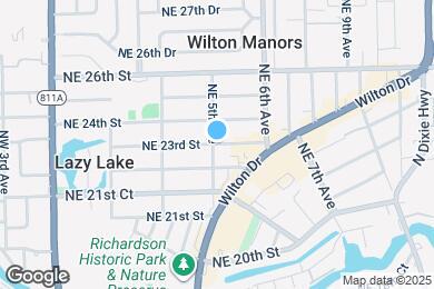 Map image of the property - 506 NE 23rd St