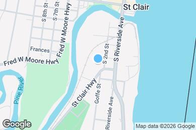 Map image of the property - 990 N 2nd St