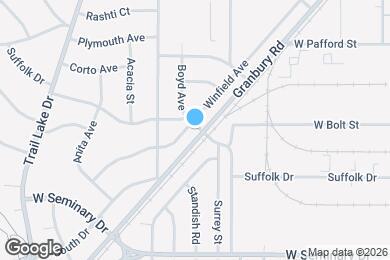 Map image of the property - 4101 Winfield Ave