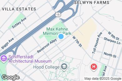 Map image of the property - 707 Fairview Ave