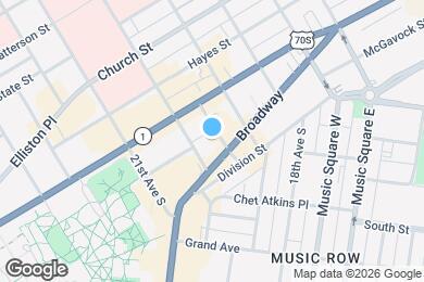 Map image of the property - Broadview at Vanderbilt