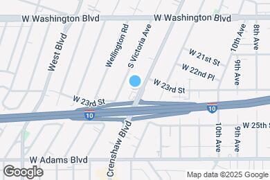 Map image of the property - 2335 S Crenshaw Blvd