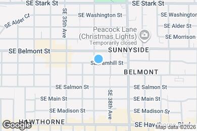 Map image of the property - 3712 SE Yamhill St